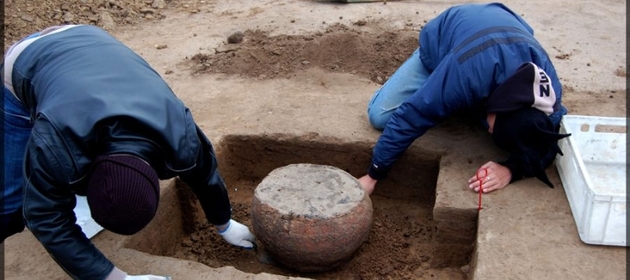 Zdjęcie z prac archeologicznych