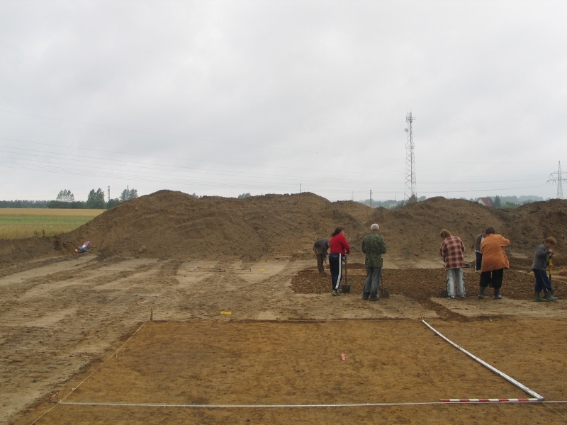 Zdjęcia z badań archeologicznych