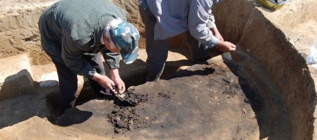 Zdjęcie z prac archeologicznych