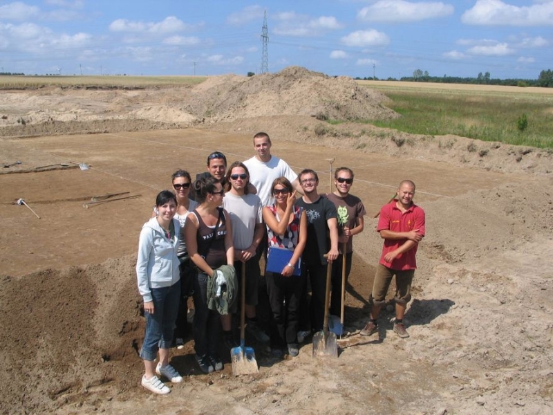 Zdjęcia z badań archeologicznych