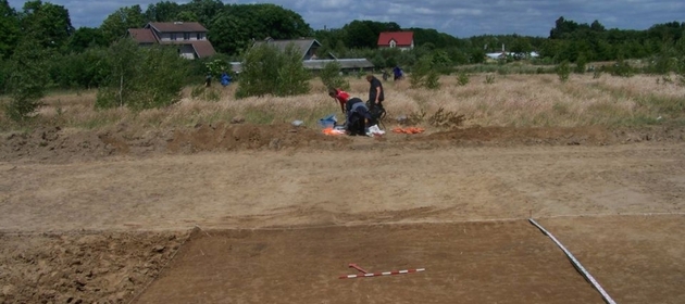 Zdjęcia z badań archeologicznych