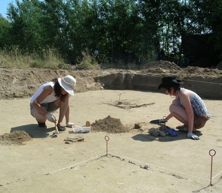 Zdjęcia z badań archeologicznych